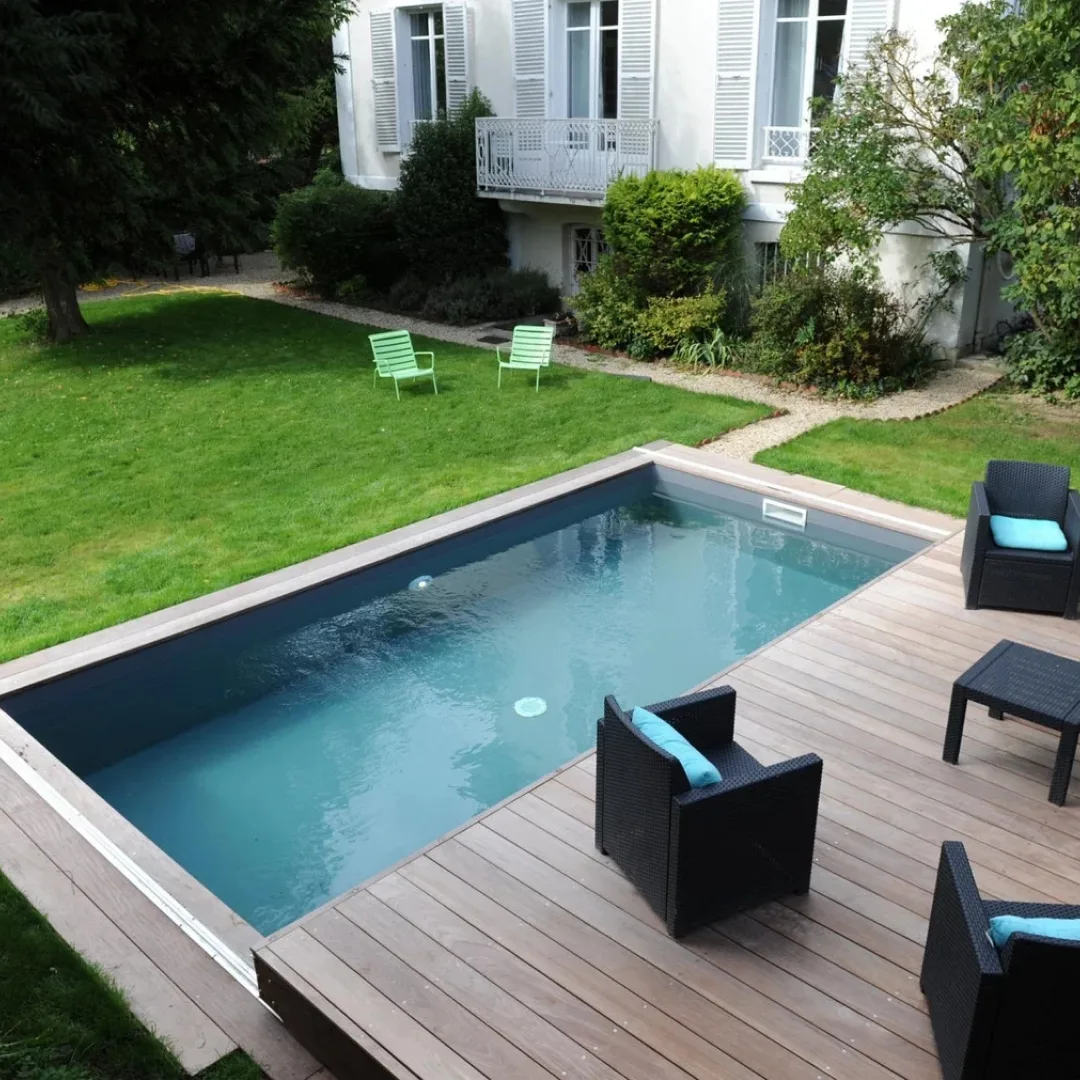 Раздвижная терраса для бассейна в Великих Луках