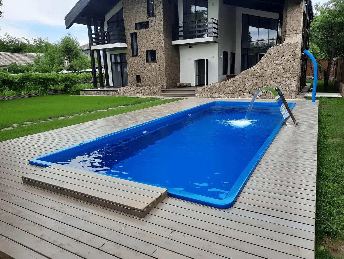 Композитный бассейн Laguna 9 — вид сверху в Великих Луках